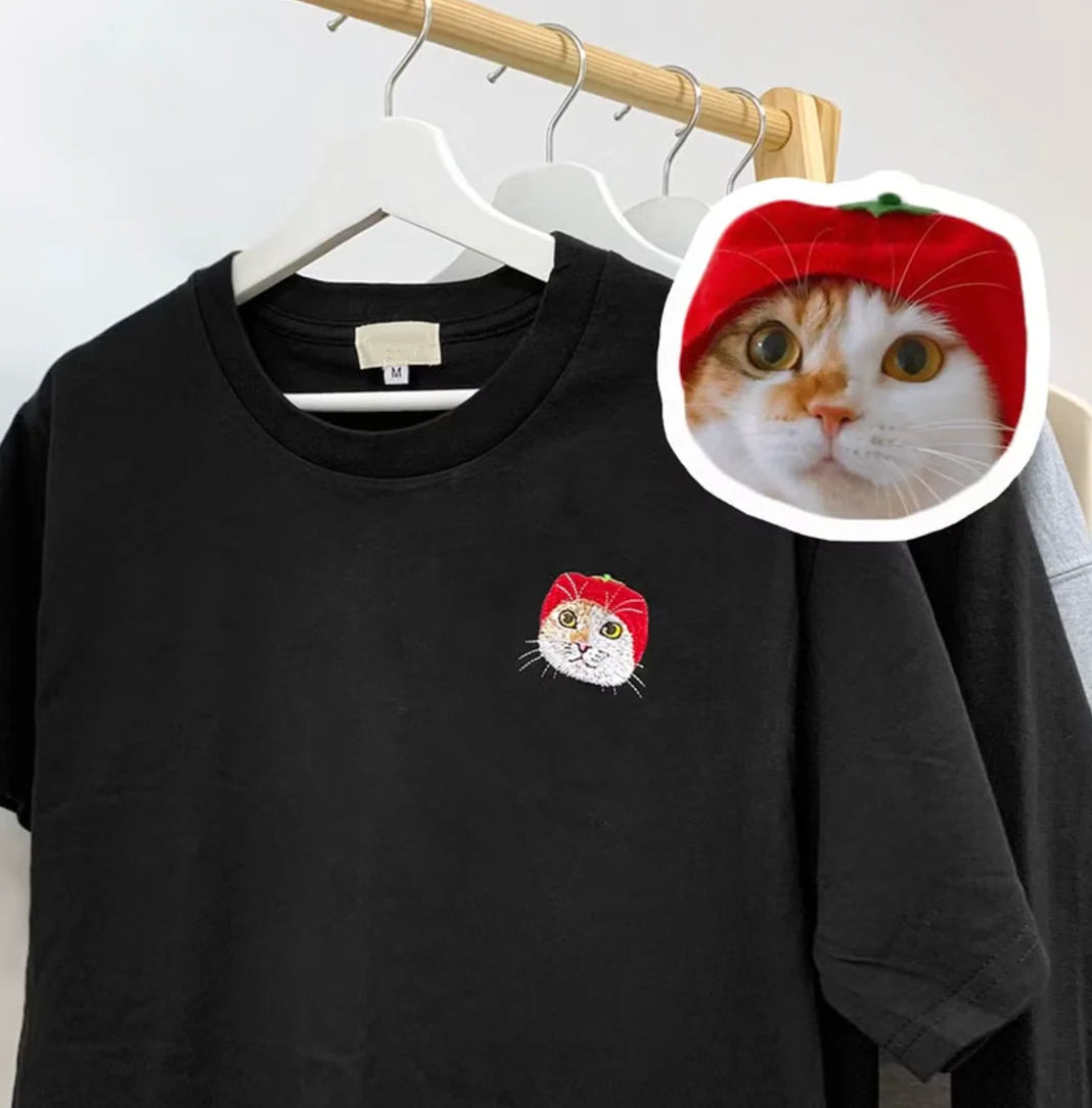 新入荷!刺繍・写真対応 オーダーメイド T シャツ │ 愛犬・愛猫ペット向け