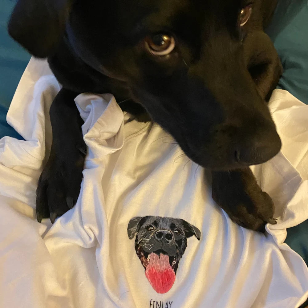 新入荷!刺繍・写真対応 オーダーメイド T シャツ │ 愛犬・愛猫ペット向け