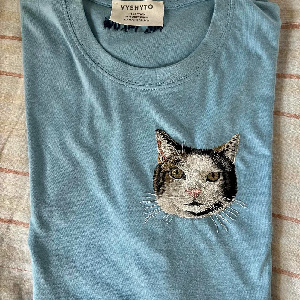 新入荷!刺繍・写真対応 オーダーメイド T シャツ │ 愛犬・愛猫ペット向け
