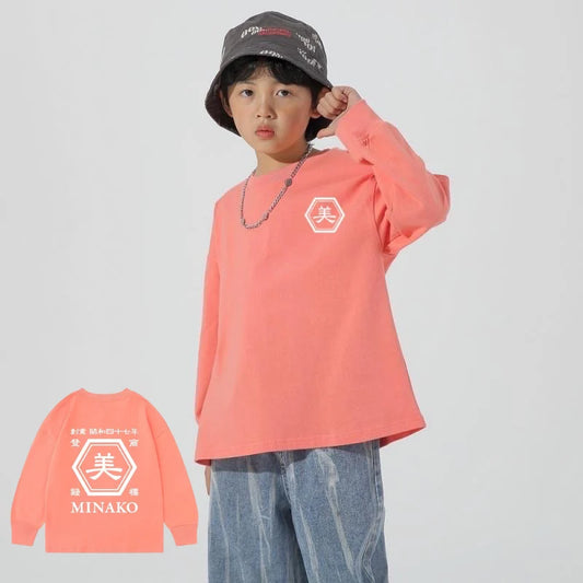 商店風－家族みんなで！子供の男女通用|長袖の薄い機種