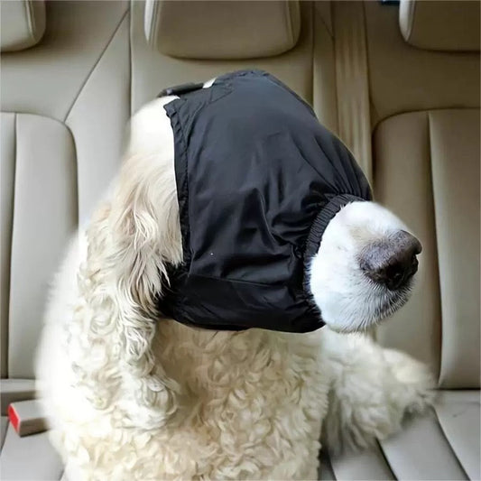 Pawlistyle Dog Calming Eye Mask - Anti Car Sickness, Customizable for Grooming S