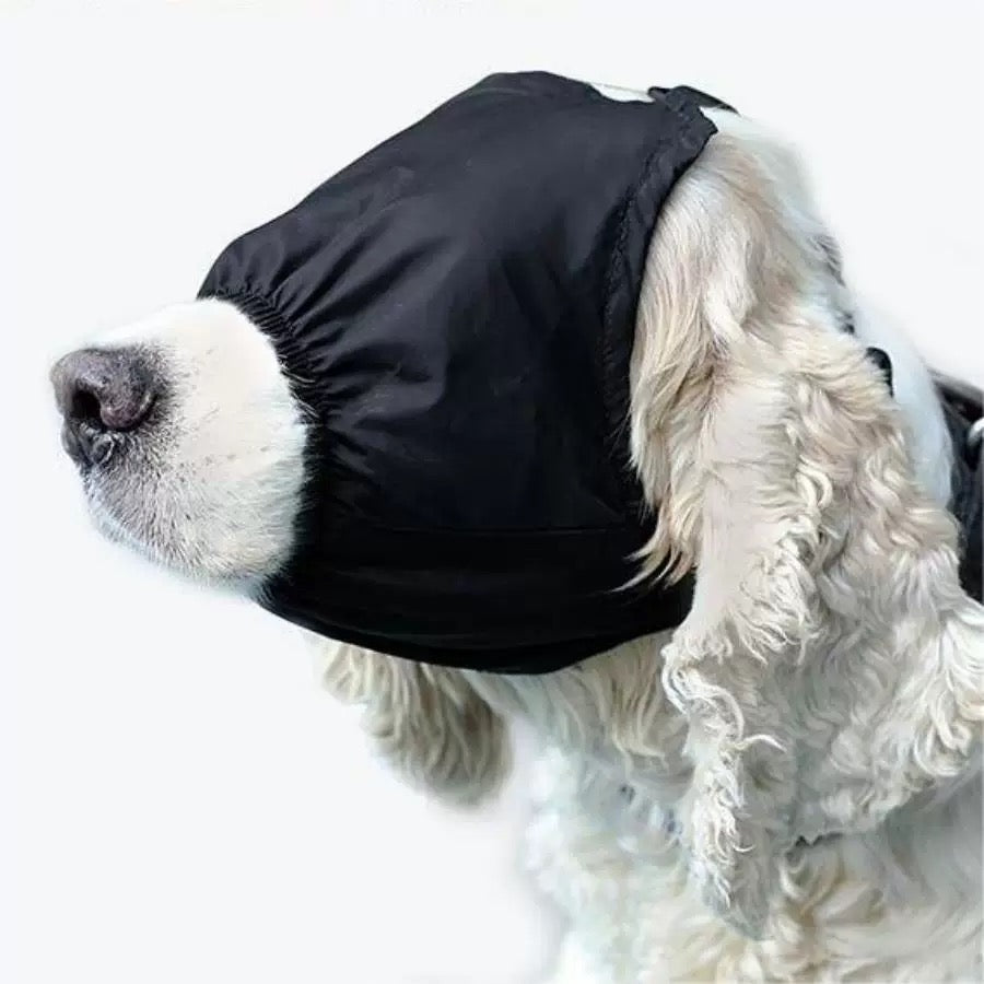 Pawlistyle Dog Calming Eye Mask - Anti Car Sickness, Customizable for Grooming M