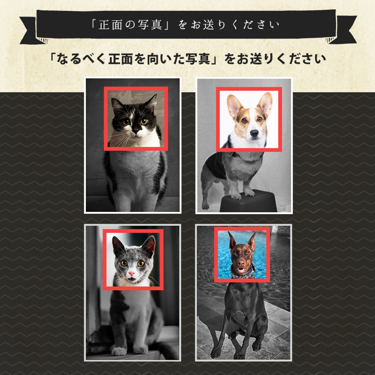 🎄【PAW&ART クリスマスエクスクルーシブ】オーダーメイドサンタペットアート額縁 クリスマス限定