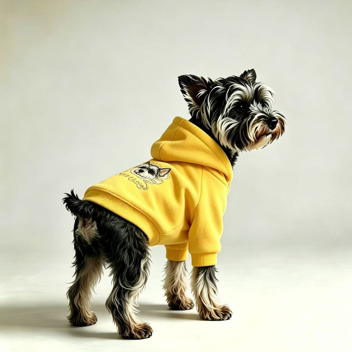 【Pawlistyle 刺繡】愛犬の写真から作るオーダーメイド刺繍パーカー｜うちの子 犬服 カスタム フード付き