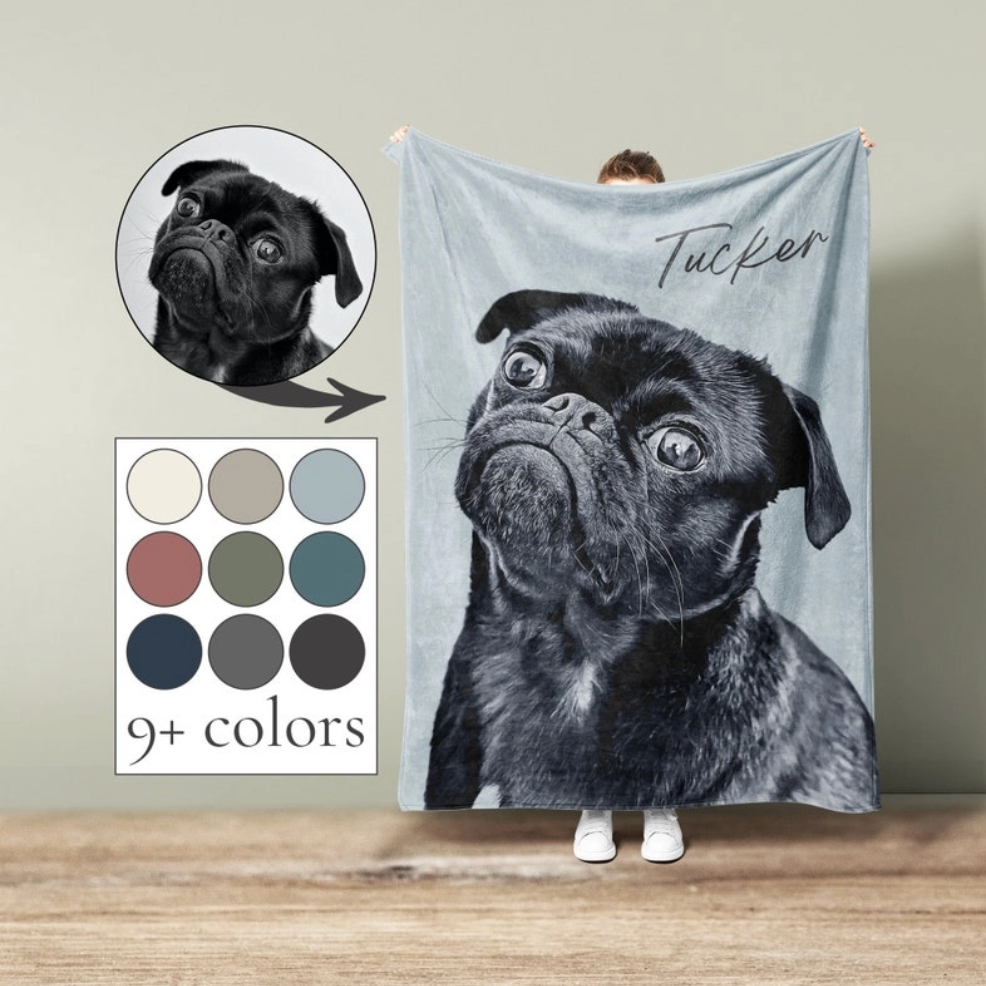 カスタマイズ可能なペットブランケット