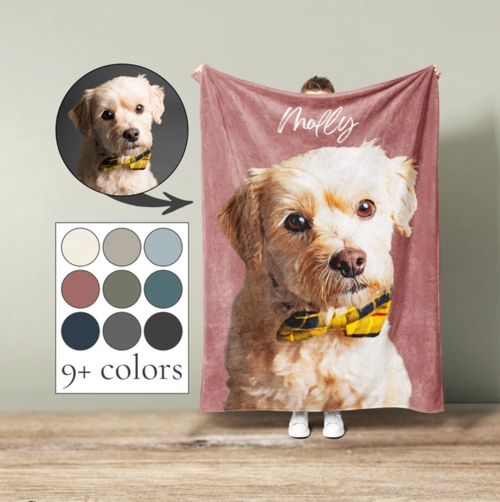 カスタマイズ可能なペットブランケット