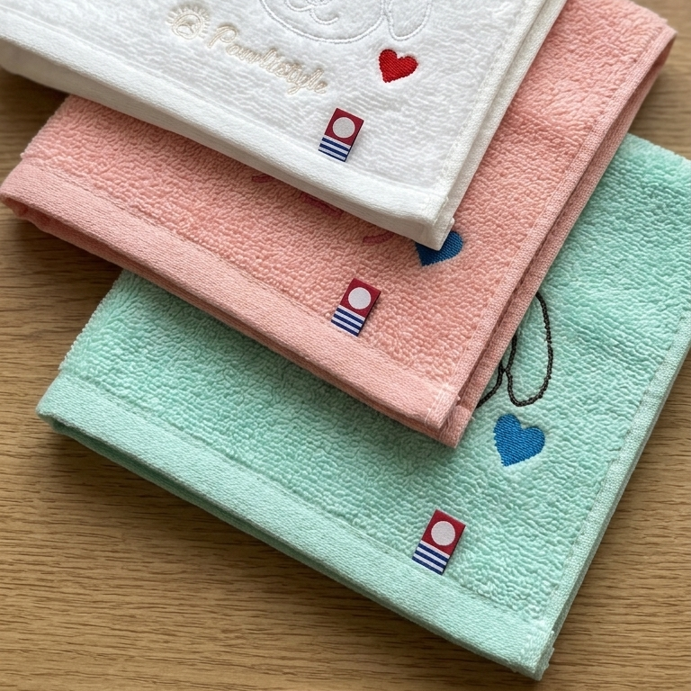子供の絵 刺繍 今治タオルハンカチ お絵描き 似顔絵 名入れ ギフト 敬老の日 父の日 母の日