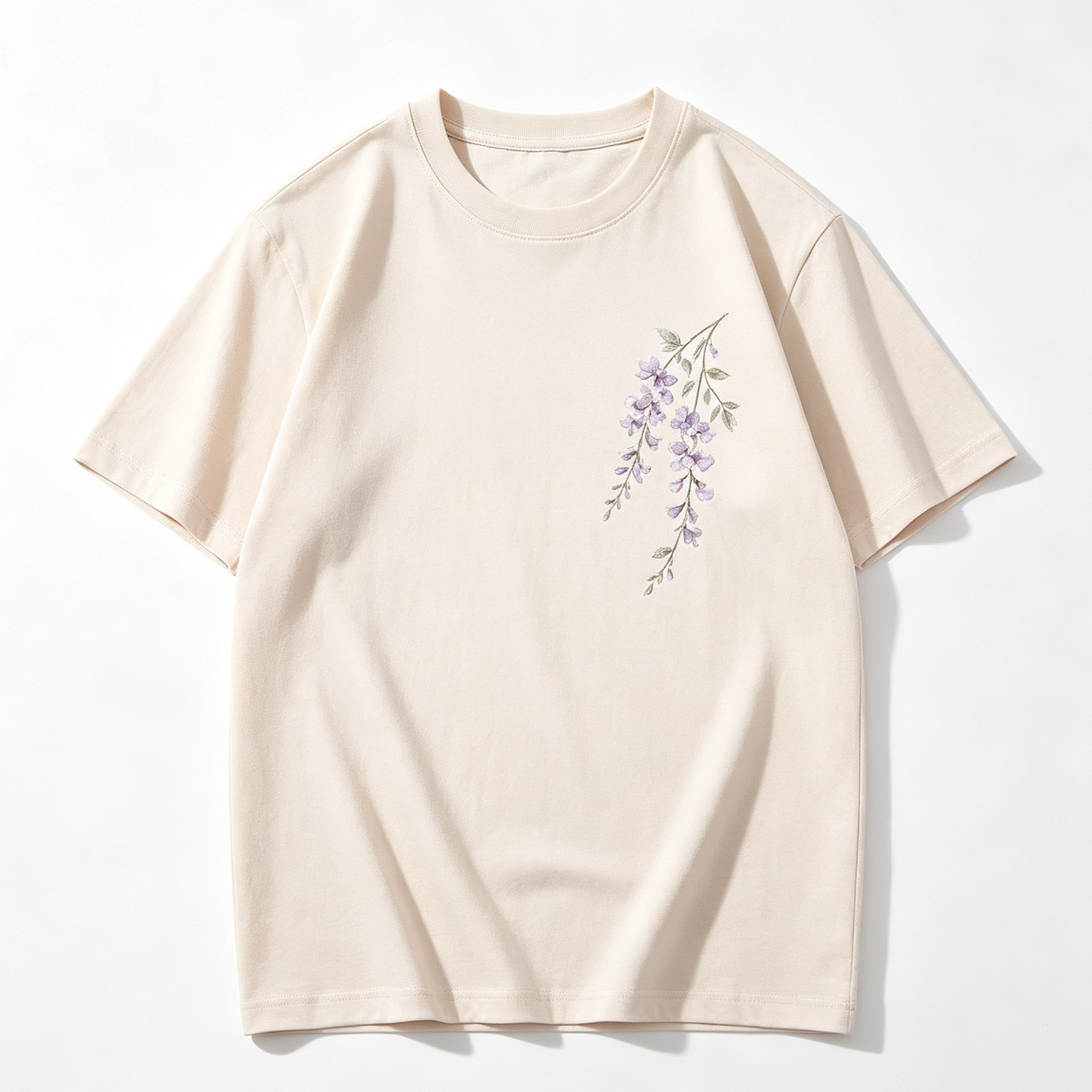【Pawlistyle 印絵】敬老の日 名入れ プリント Tシャツ | 富士山・藤の花 和风デザイン ギフト プレゼント
