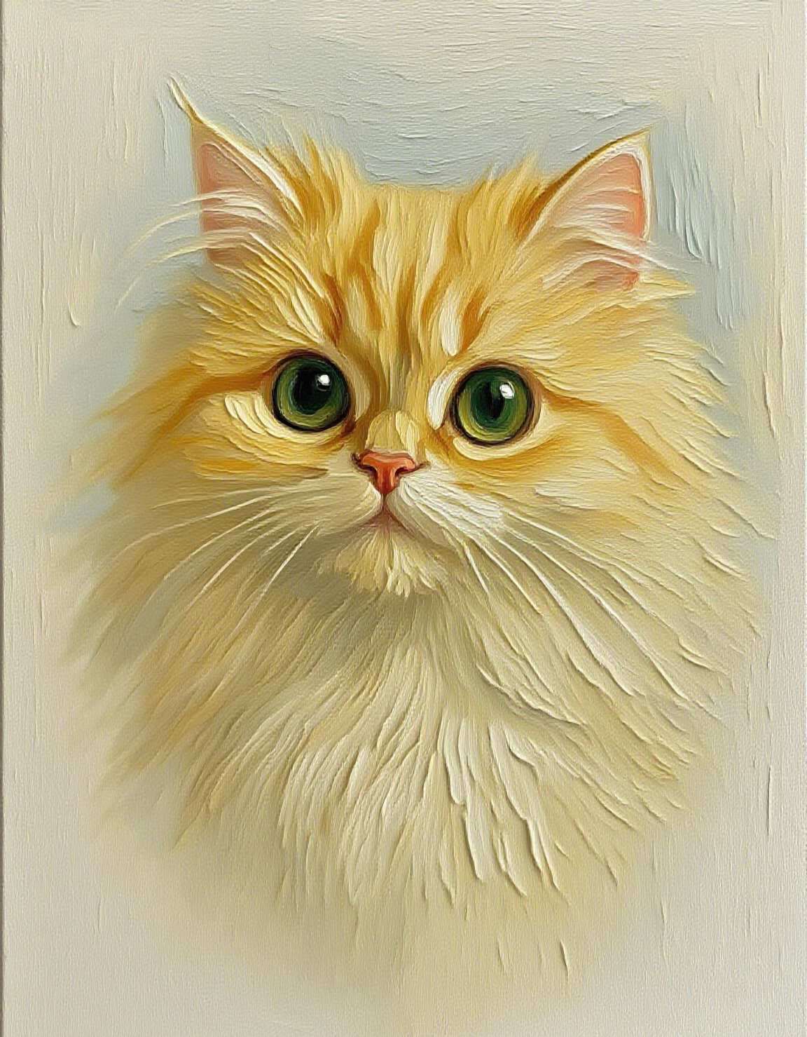✨カスタムペットポートレート 愛犬の温もりを描くオリジナル油絵