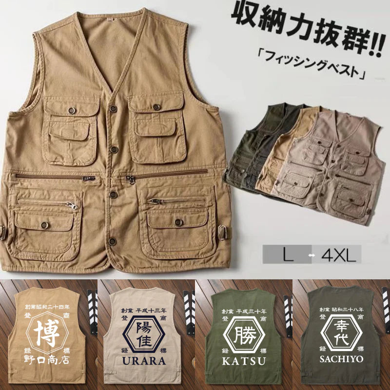 野外フェス・フィッシング・アウトドア向け！商店風全 4 色 メッシュミリタリーベスト 男女兼用 多機能速乾ノースリーブ 春･夏･秋対応 釣り・カメラマンジャケット