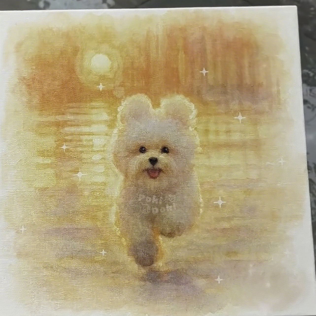 ✨カスタムペットポートレート 愛犬の温もりを描くオリジナル油絵