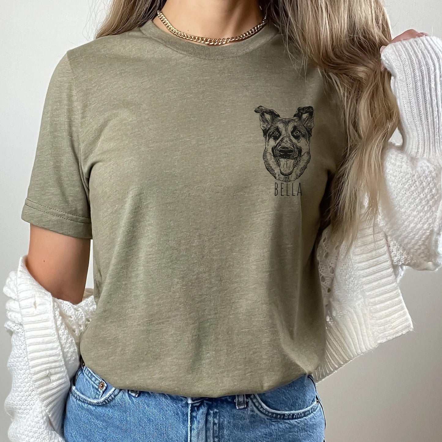【Pawlistyle 印刷】オーダーメイドペット顔プリントTシャツ｜愛犬・愛猫 カスタム 半袖 ユニセックス プレゼント