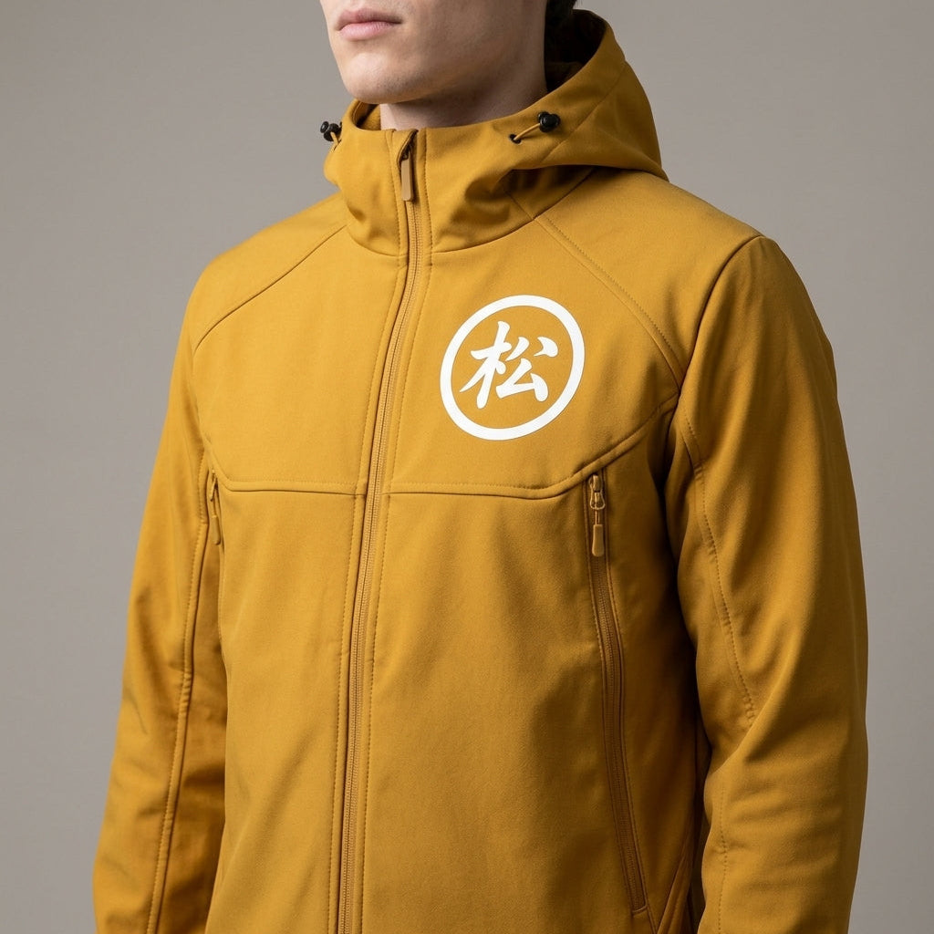 【名入れ・ロゴ対応】和風屋号デザイン マウンテンパーカー｜防水・高機能防寒